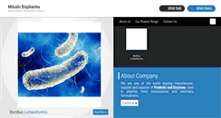 Desktop Screenshot of mitushipharma.com